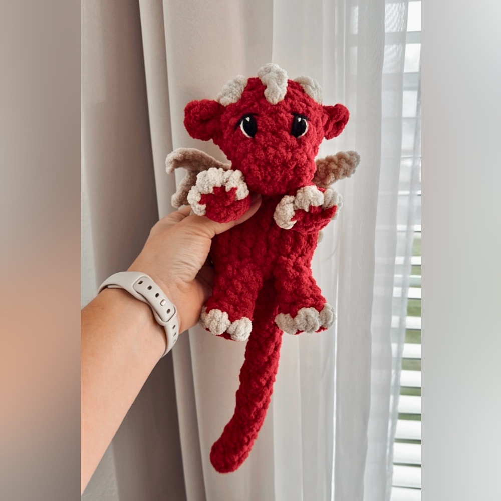 Crochet Baby Dragon Snuggler